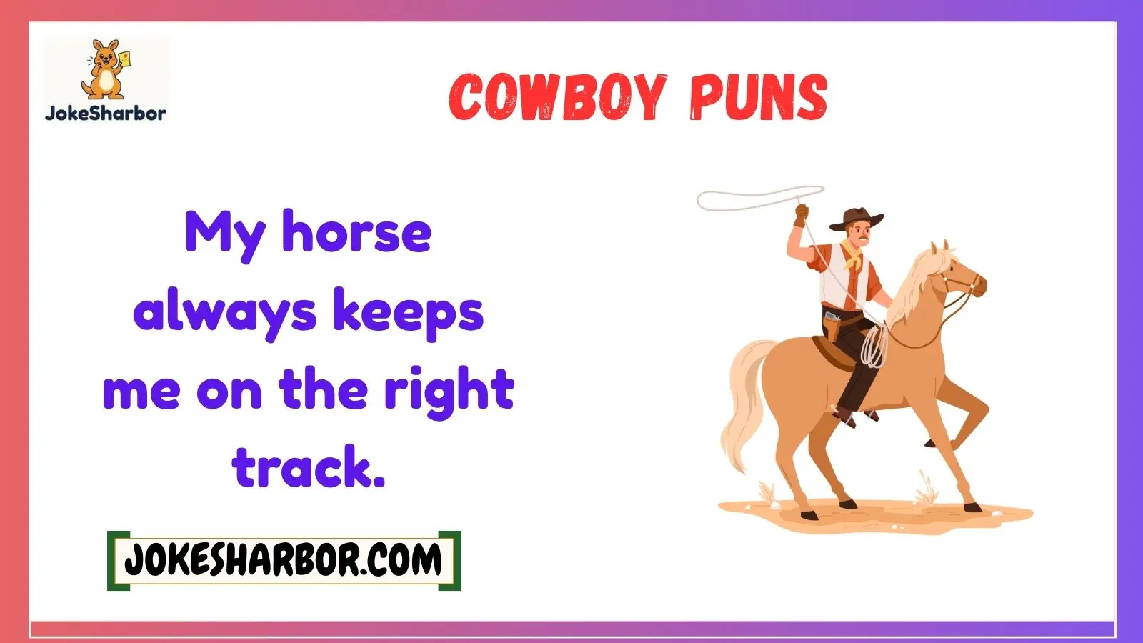 cowboy puns