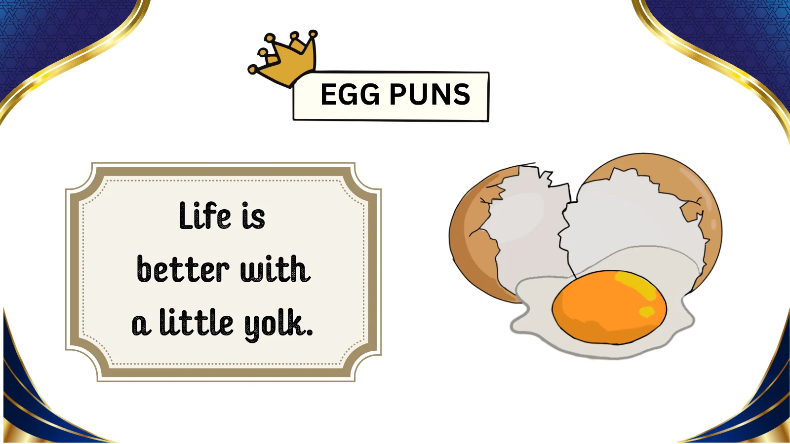 egg puns