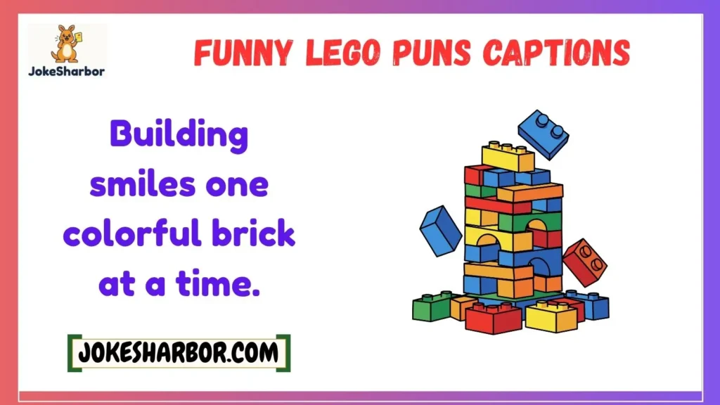 Funny LEGO Puns Captions