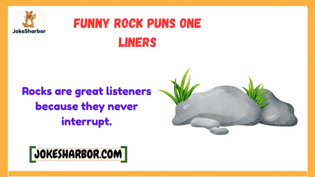 Funny Rock Puns One Liners
