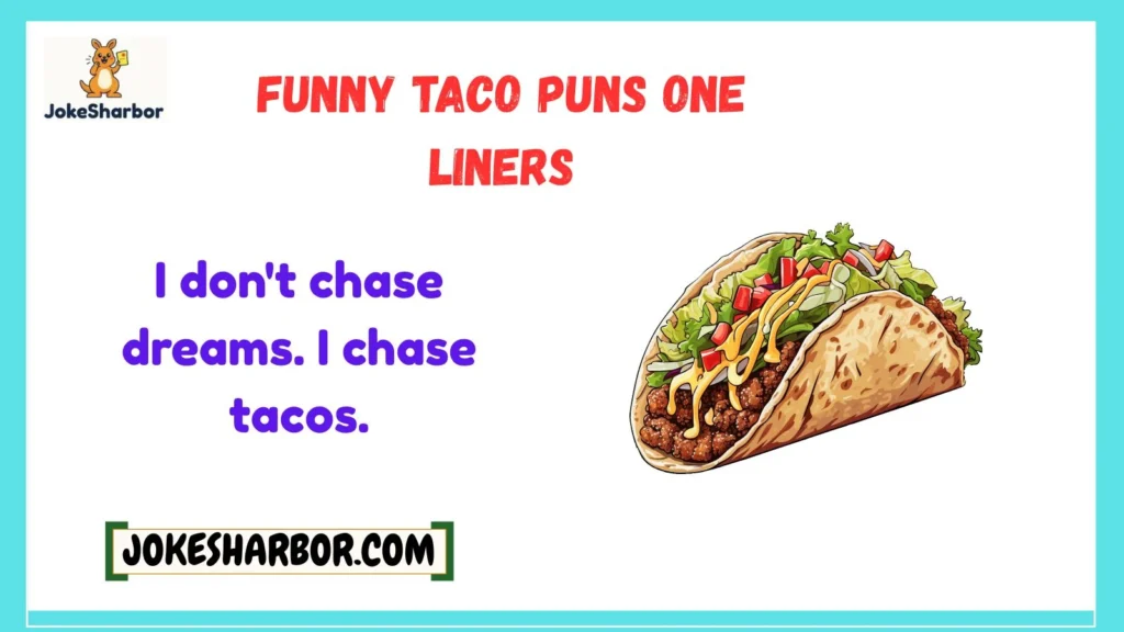 Funny Taco Puns One Liners