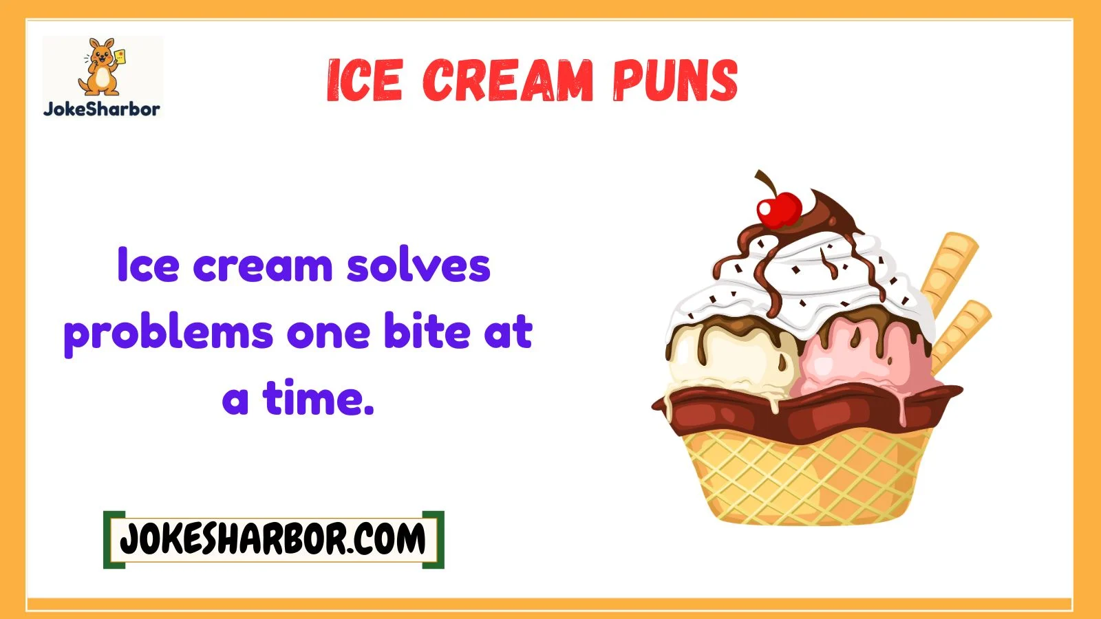 ice cream puns