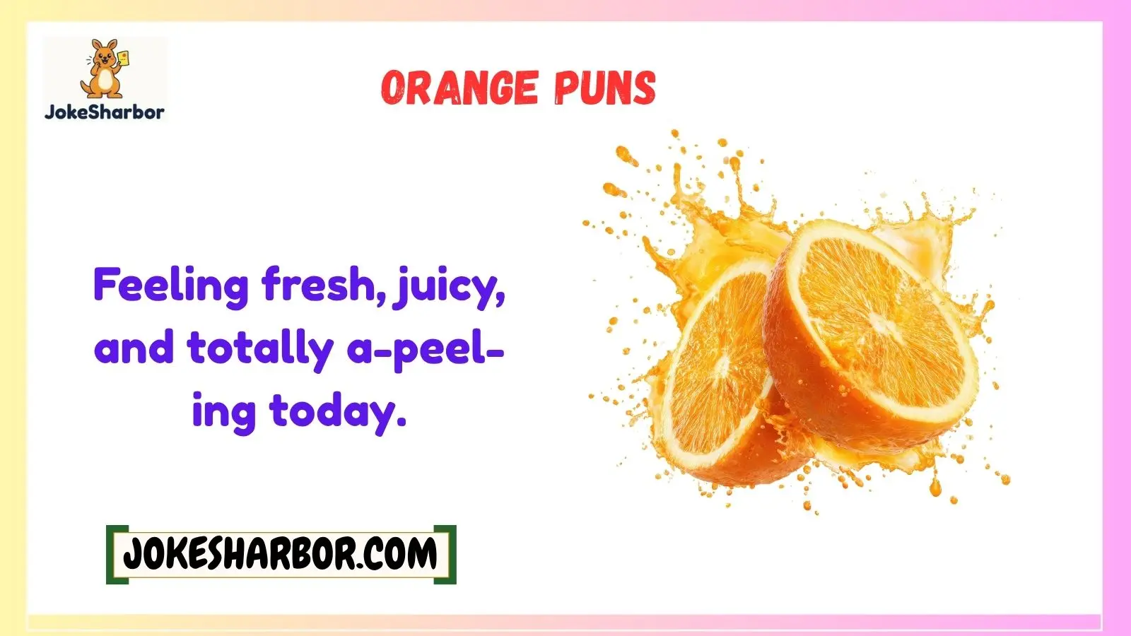 orange puns