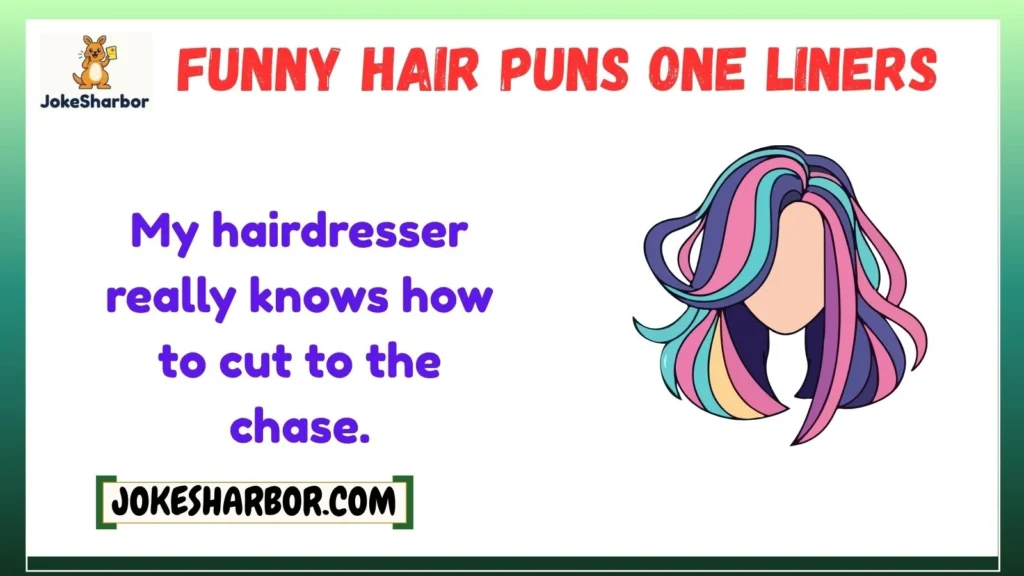 Funny Hair Puns One Liners