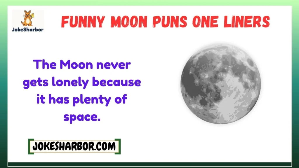 Funny Moon Puns One Liners