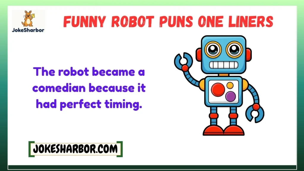 Funny Robot Puns One Liners