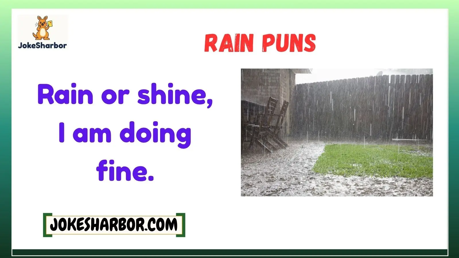 rain puns